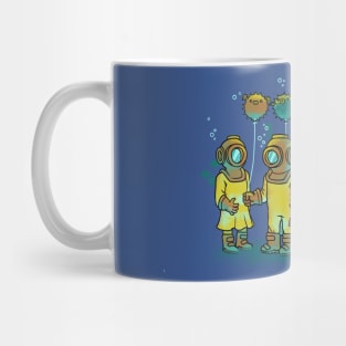 the Balloon fish vendor Mug